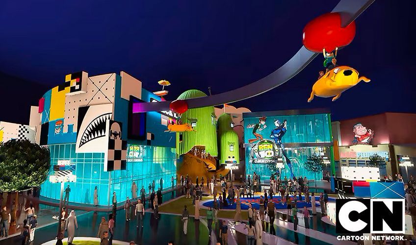 Zone Cartoon Network dans le parc IMG Worlds of Adventure