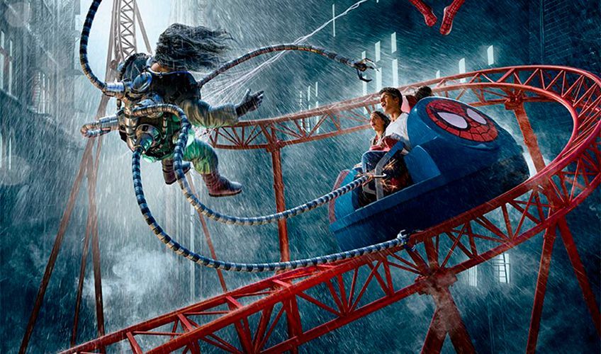 Zone Marvel dans le parc IMG Worlds of Adventure