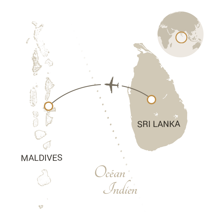 carte combine Sri Lanka
