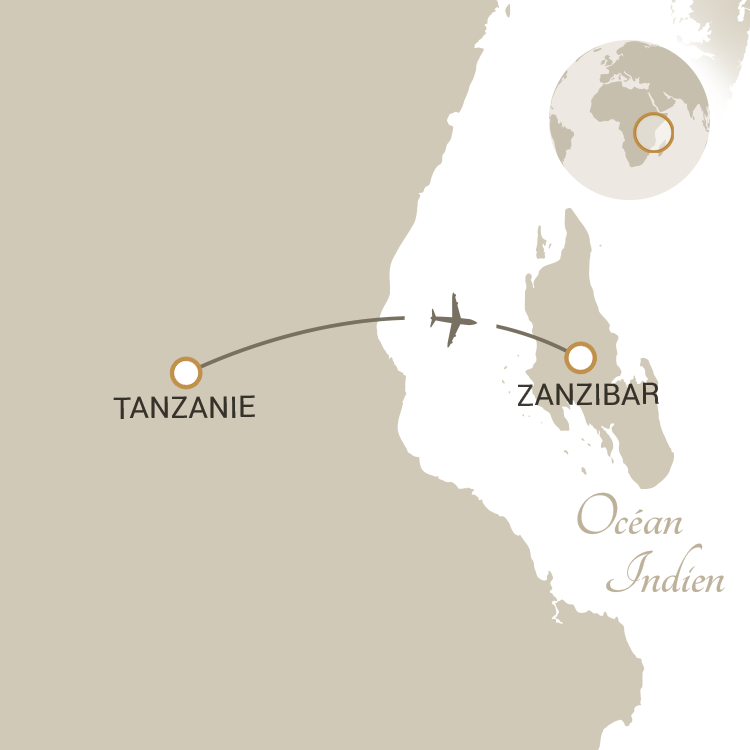 carte combine Zanzibar